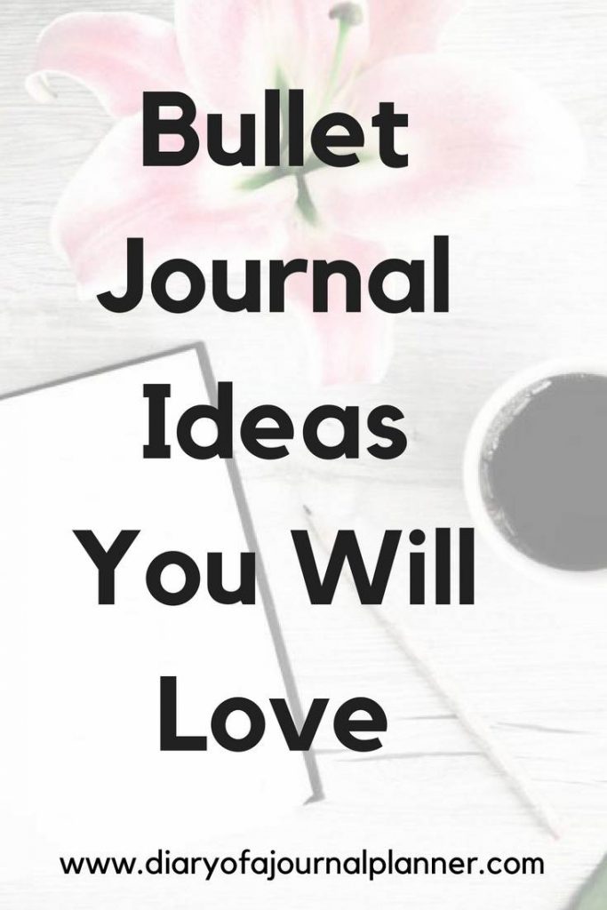 Bullet journal tips and tricks