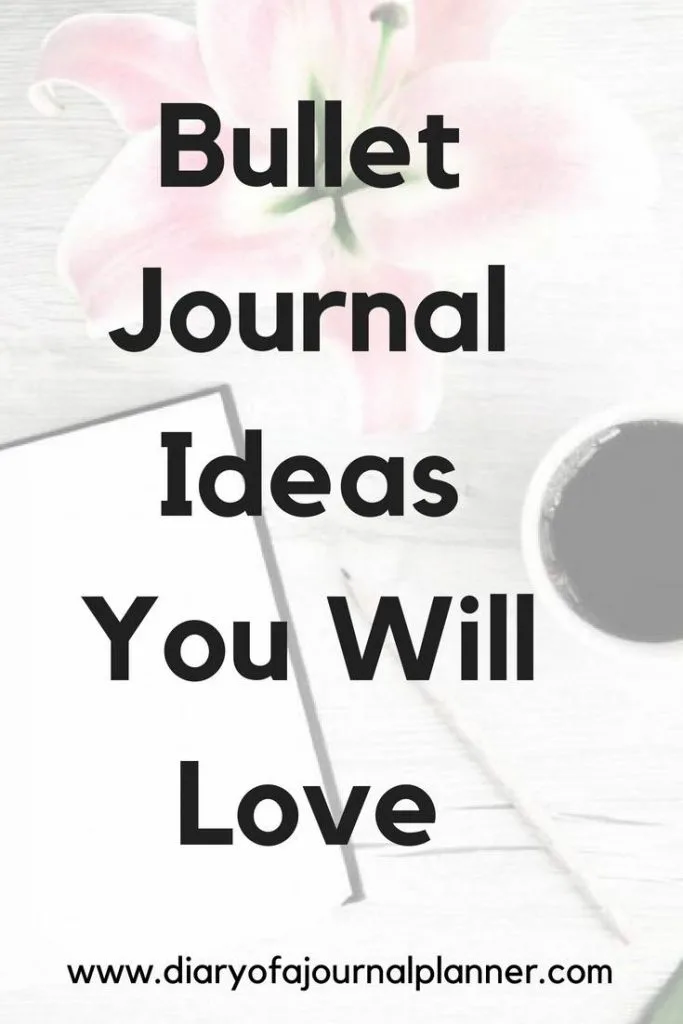 Bullet journal tips and tricks