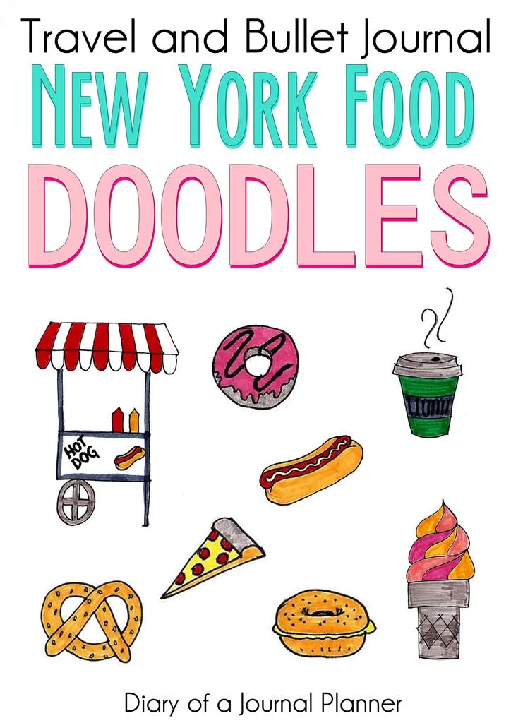 NYC guide to food doodles