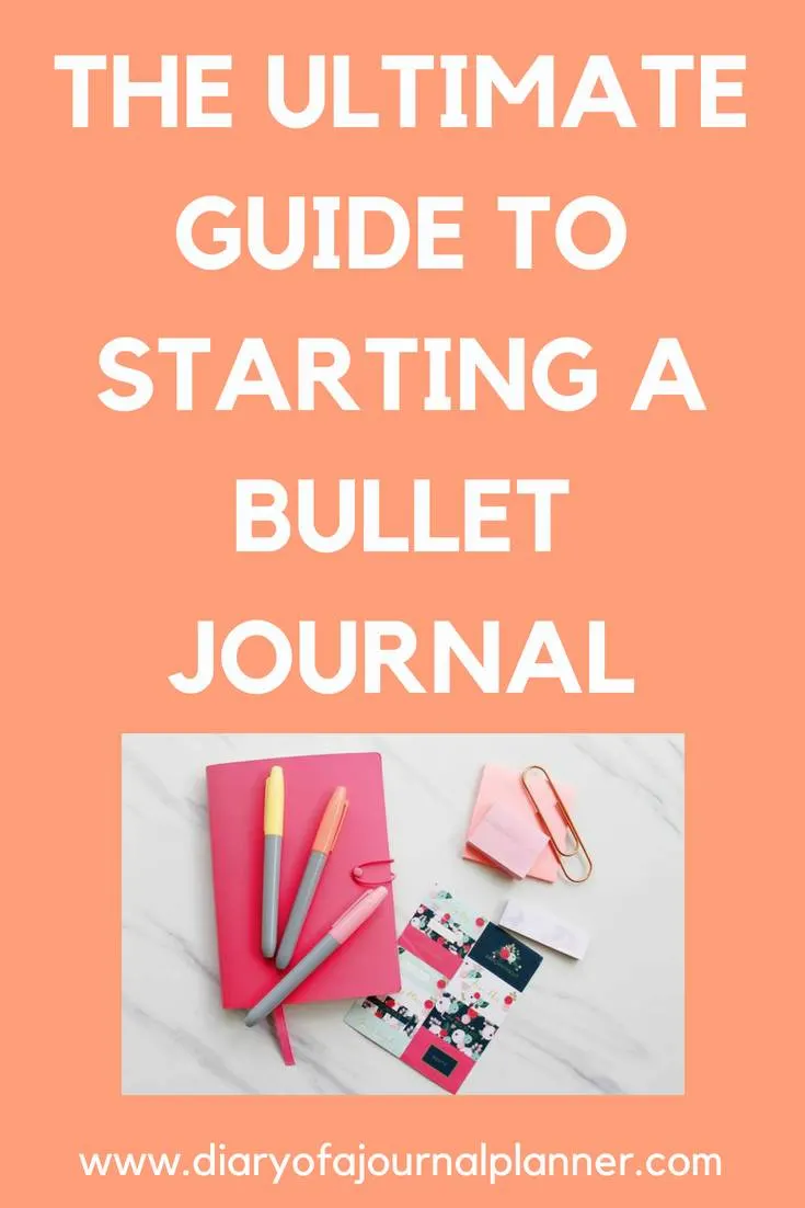 The ultimate guude to starting a bullet journal #bulletjournal #bujo #journaling #planning
