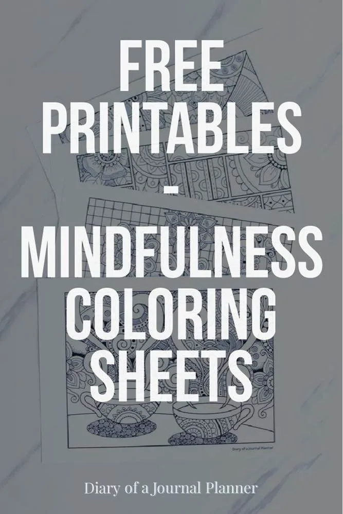 Download 13 Free Printable Mindfulness Colouring Sheets