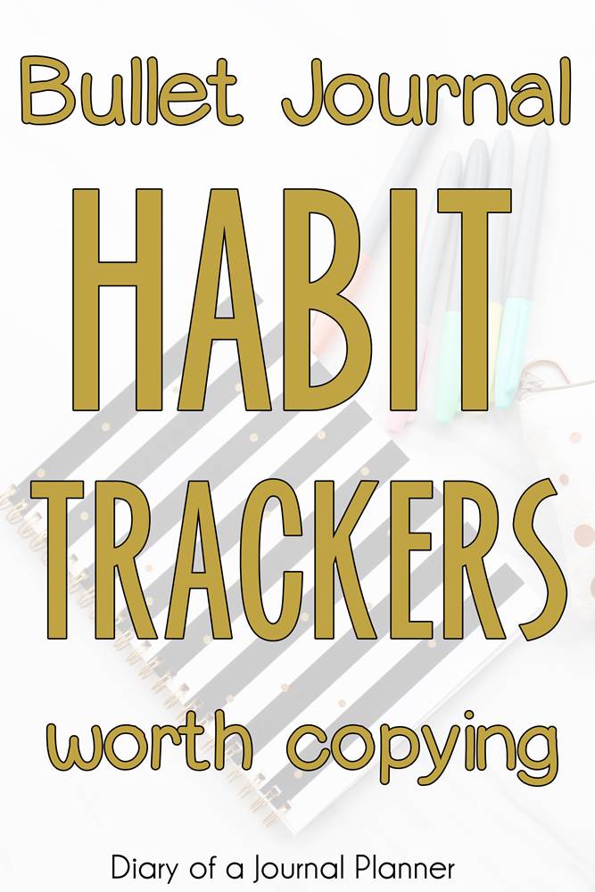 Bullet Journal Habit Trackers worth copying #bulletjournal #bujo #habittracker #bulletjournalhabittracker