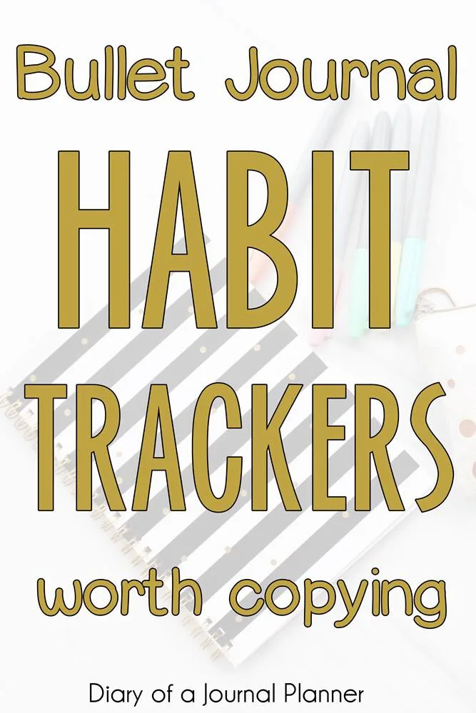 Bullet Journal Habit Trackers worth copying #bulletjournal #bujo #habittracker #bulletjournalhabittracker