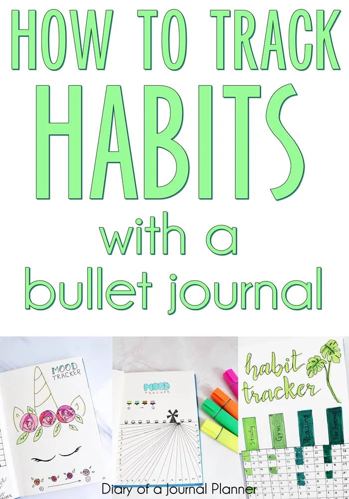 How to track your habits with a bullet journal #bulletjournal #bujo #habittracker #bulletjournalhabittracker