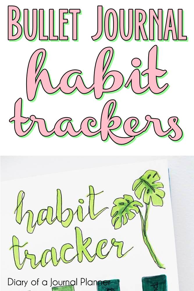 Bullet Journal Habit Trackers #bulletjournal #bujo #habittracker #bulletjournalhabittracker