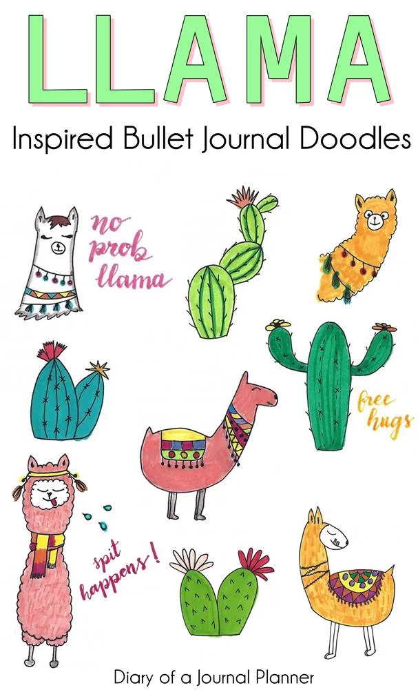 llama Sketchbook: A Cute Llama Kawaii Sketchbook for Kids / Blank Paper for  Drawing, Doodling or Learning