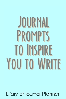 journal prompts