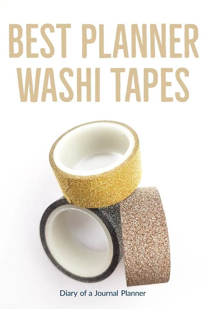 Best planner washi tapes #washi #washitape #washitapeprojects #dailyplanners #lifeplanners #bulletjournal #bujo