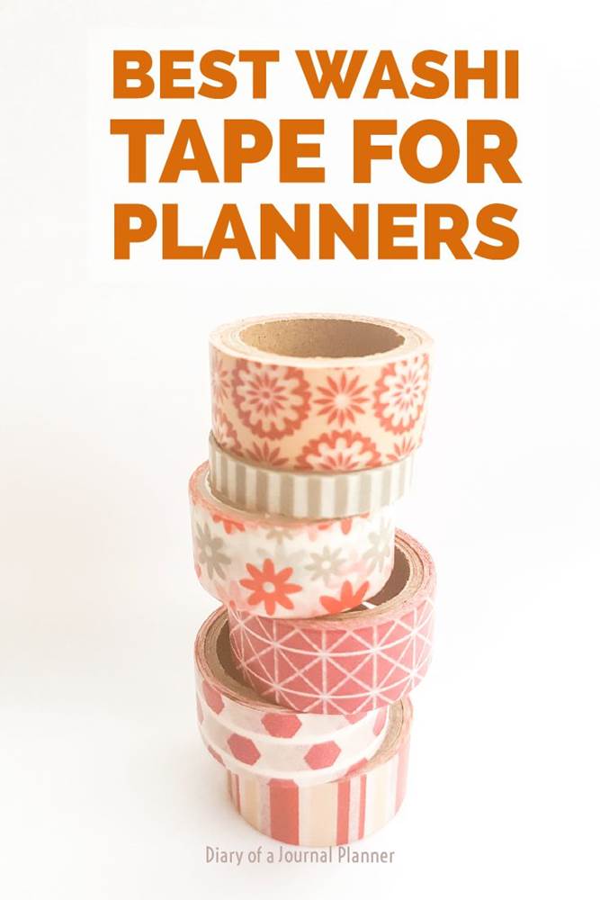 Best washi tapes for your planner #washi #washitape #washitapeprojects #dailyplanners #lifeplanners #bulletjournal #bujo