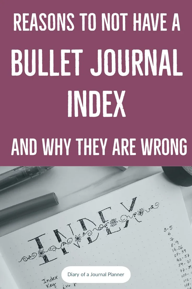 Learn how to set up a bullet journal index to find your collections pages and doodles spread, calendar and everything else in your bujo