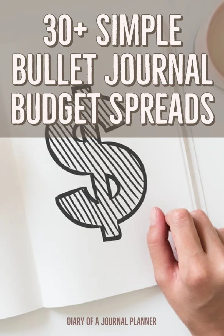 bullet journal finance tracker