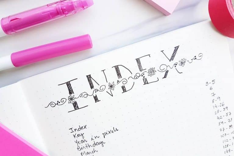 Bullet Journal Setup: A step by step tutorial to setup your bujo for 2026
