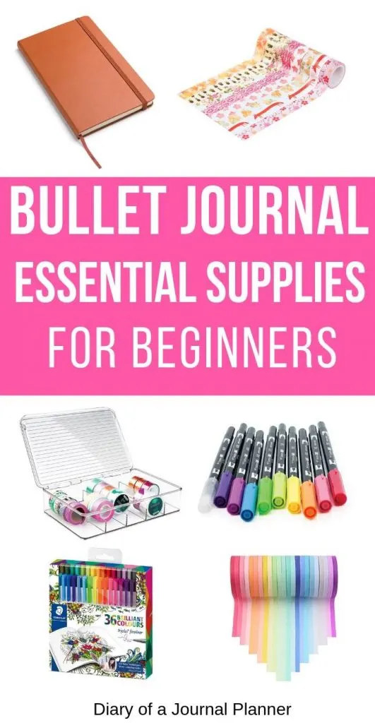 Bullet Journal Supply essentials