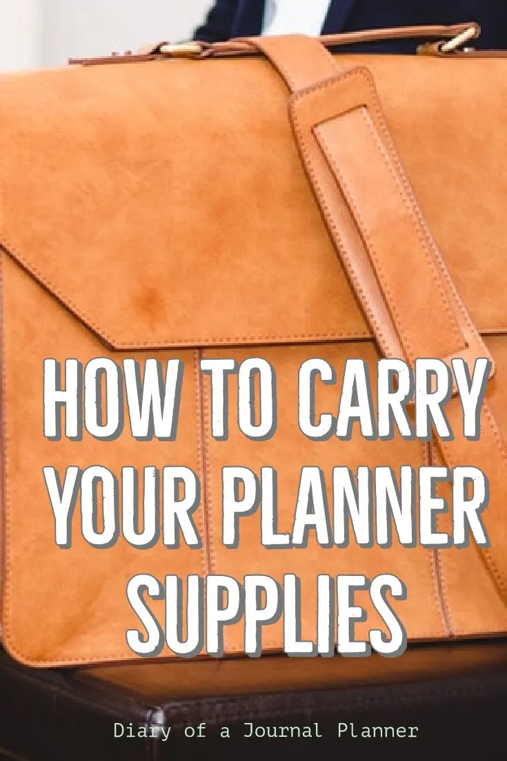 Learn how to protect and carry your supplies with you with tehse clever planner storage case ideas. Take your tools and supplies such as pens, stickers, washi tapes, markers, stamp sets and notebook with you to plan on the go. 