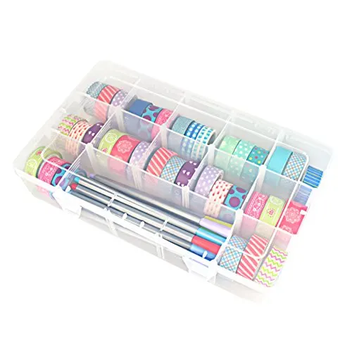 Creative Options Double Sided Multi Craft Organizer, Clear
