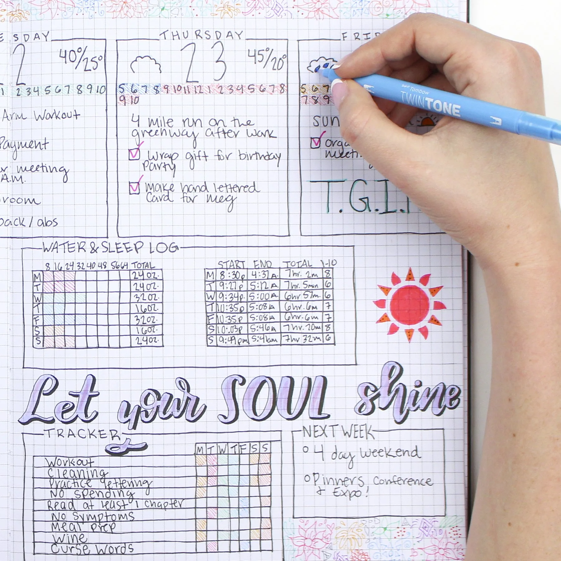 Bleeding, Ghosting & Your Bullet Journal - how to stop it, avoid it and fix  it! 
