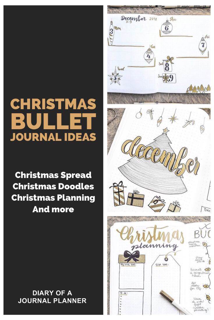 Christmas bullet journal ideas