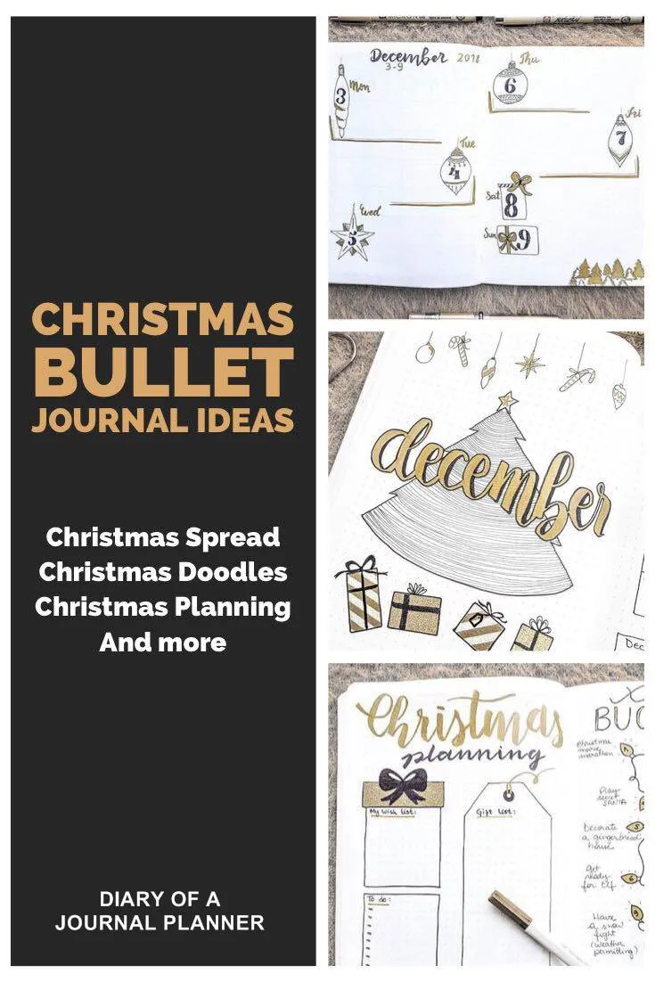 December Bullet Journal (Christmas Spreads That You Need In Your Bujo)