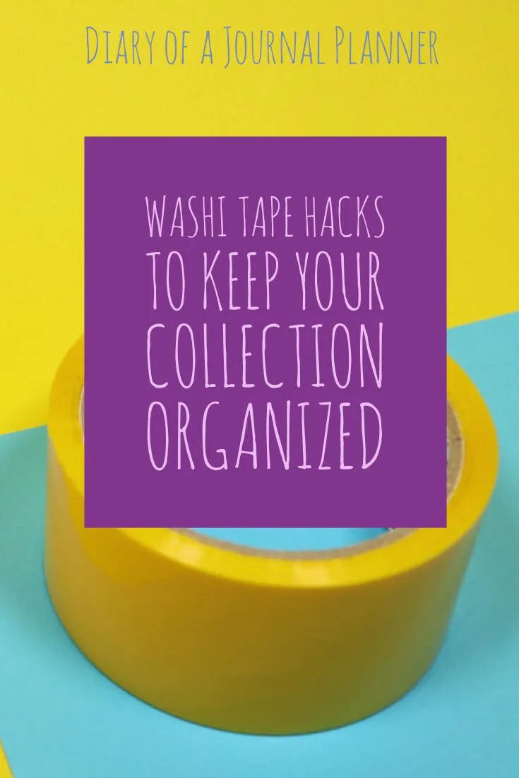 Washi tape hacks, storing Washi Tape and keeping your collection organized