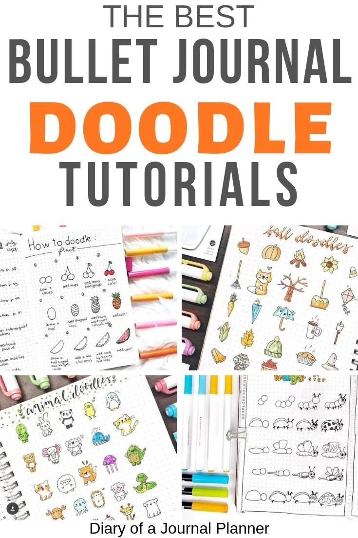 ultimate list of bullet journal doodles and drawings