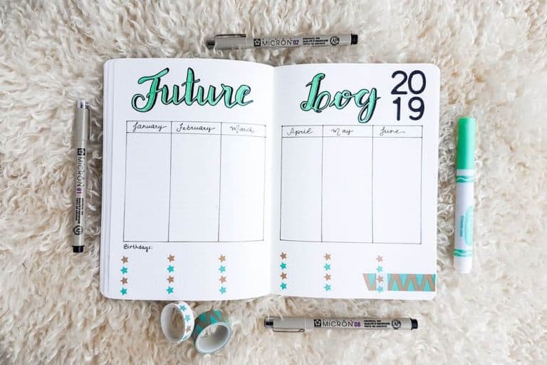 13 Bullet Journal Future Log Ideas To Plan The Perfect Year Ever 2024 3426