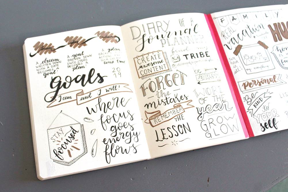 How To Make A Bullet Journal Vision Board