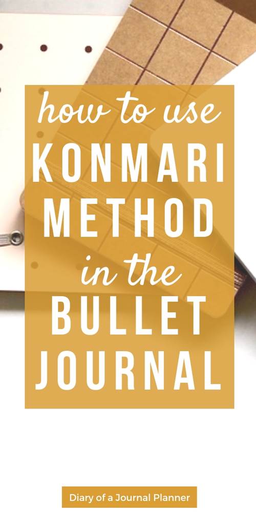 how to do the konmari method, tips for using your journal or planner