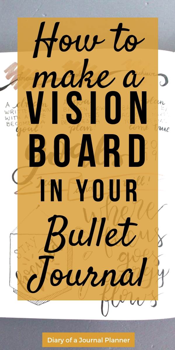 Bullet Journal Vision Journal (Create a Journal Vision Board for 2023)