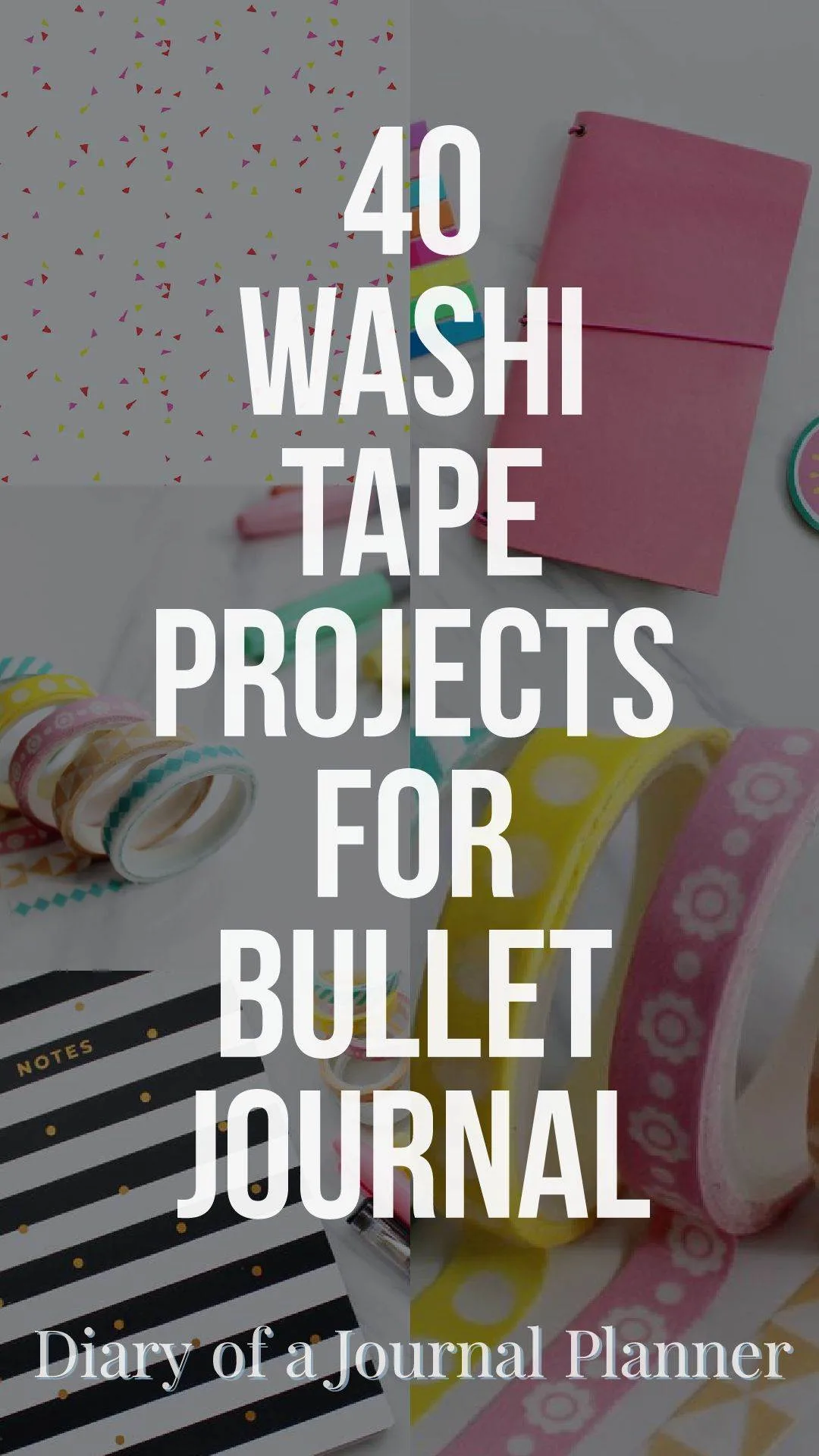 7 Tips for using washi tape in your bullet journal or planner