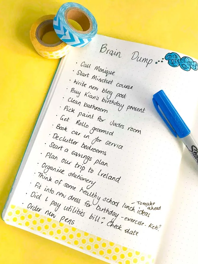 use washi tape in your planner