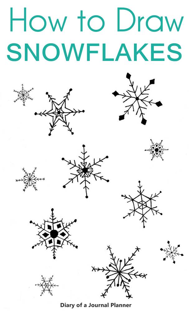 Best How To Draw Snow Flakes  Learn more here 