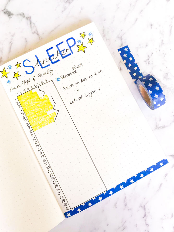 How To Set Up And Use A Sleep Tracker In Your Bullet Journal