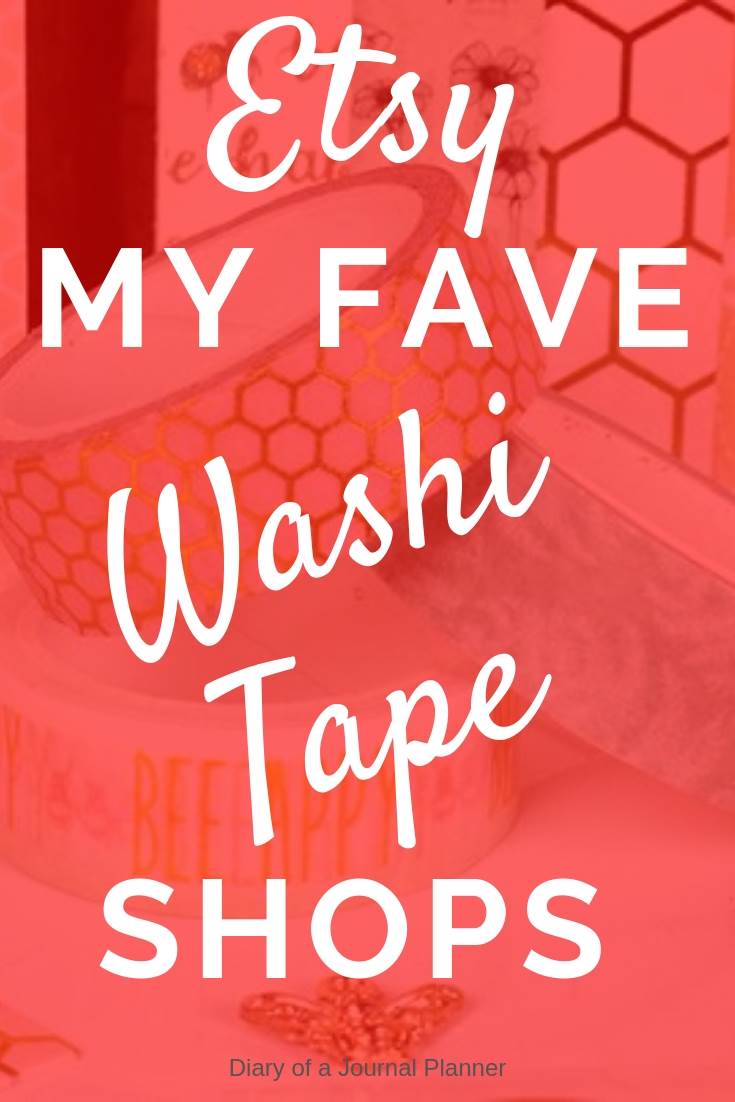 where do you buy washi tape? My fave etsy shops for cute washi tape