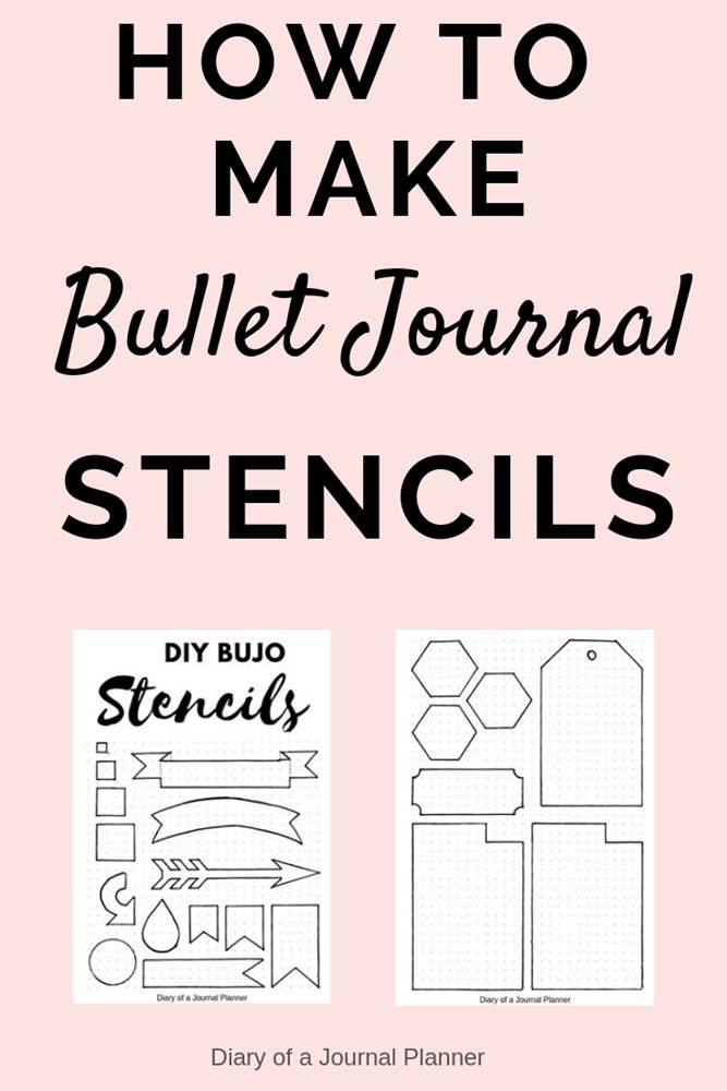 How to kae bullet journal stencils at home