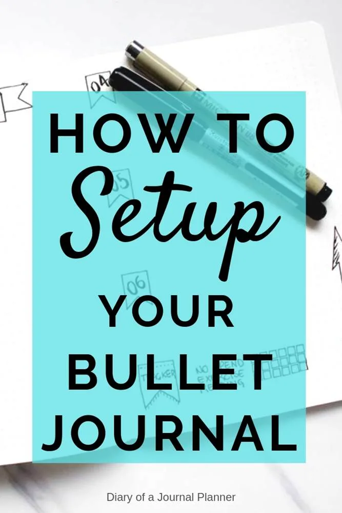 How to set up your bullet journal for the new year