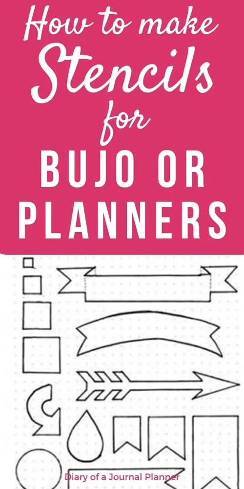 1 PLANNER STENCIL 3 WAYS 