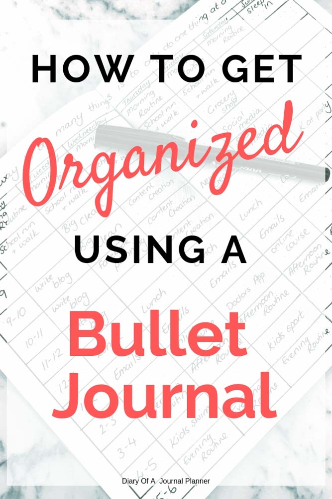 How to be organized with these easy Bullet Journal hacks. Organization Layouts that will help you be more productive and organized with all areas of your life.