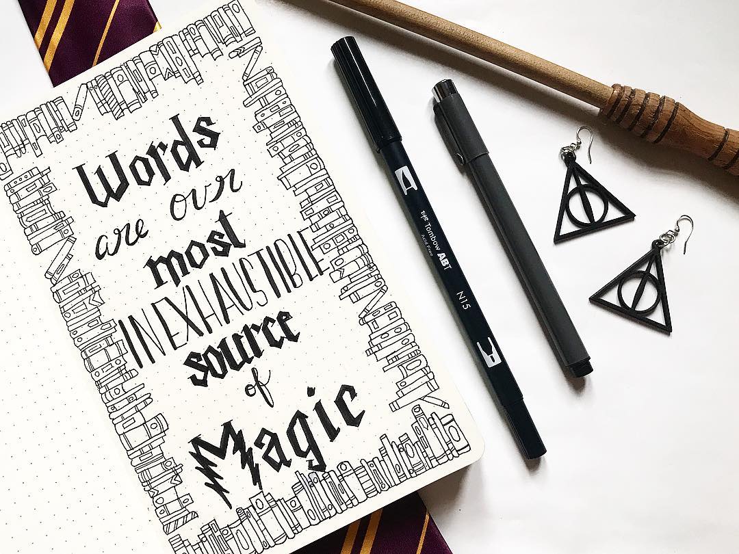 Harry Potter Bullet Journal Ideas