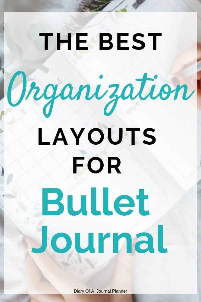 Organization layouts that will make getting organized easy. Organization tips, spreads and more. 