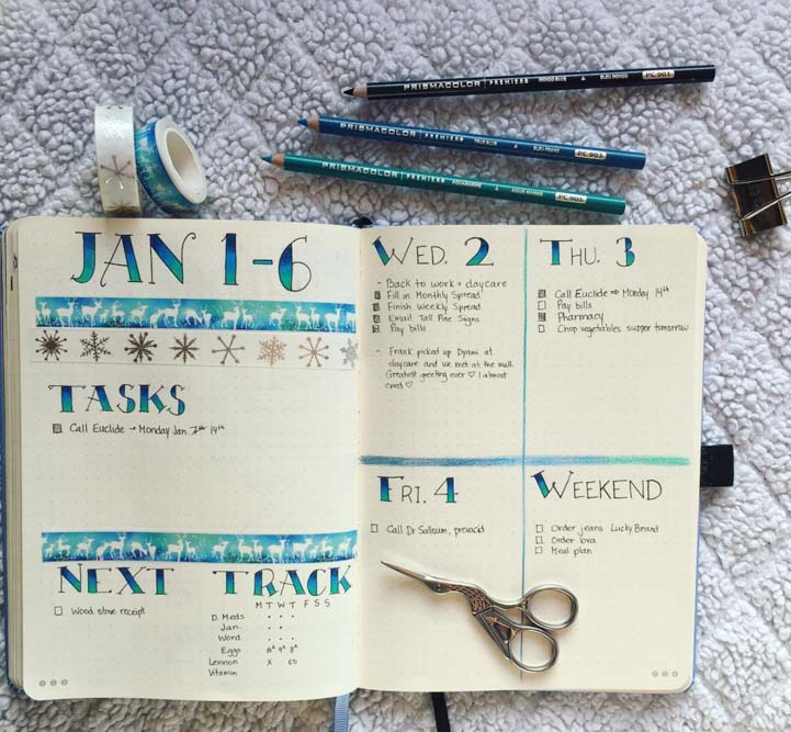 Amazing Winter Bullet Journal Theme Ideas To Try This Season