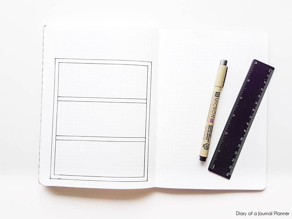 how to make a bullet journal books spread