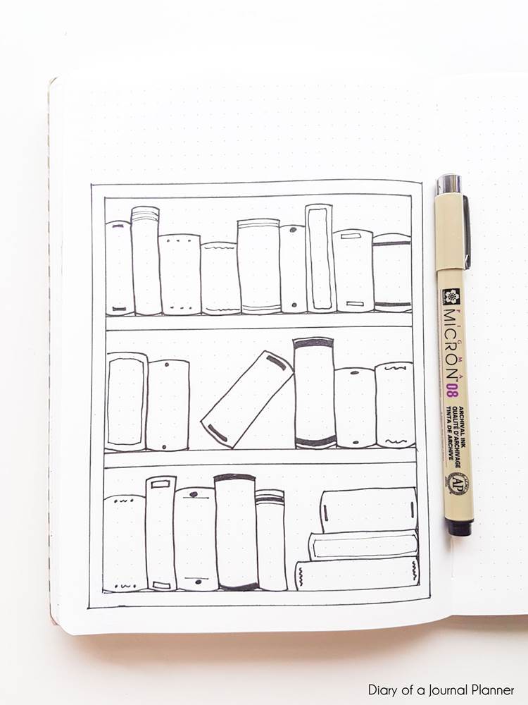 books to read bullet journal