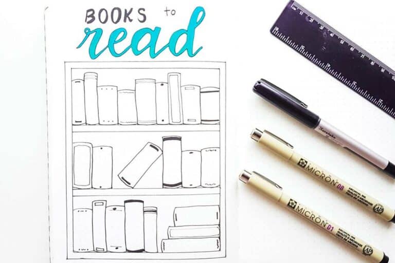 Bullet Journal Books To Read Template