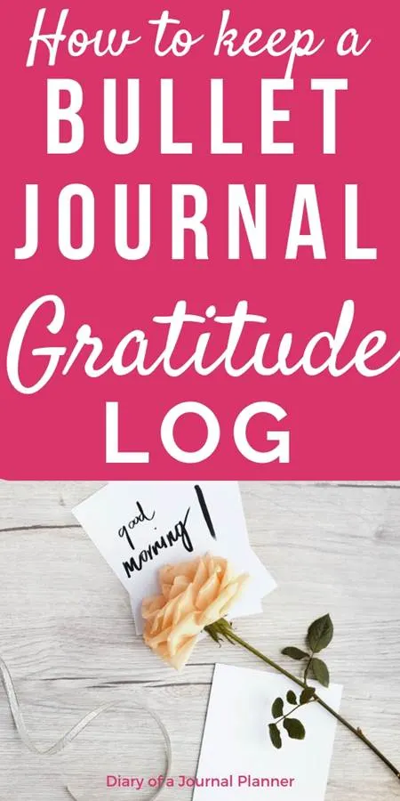 Comment faire un journal de Gratitude ? - Dot and Bullet
