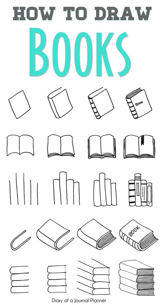 How to Draw School Books - Really Easy Drawing Tutorial