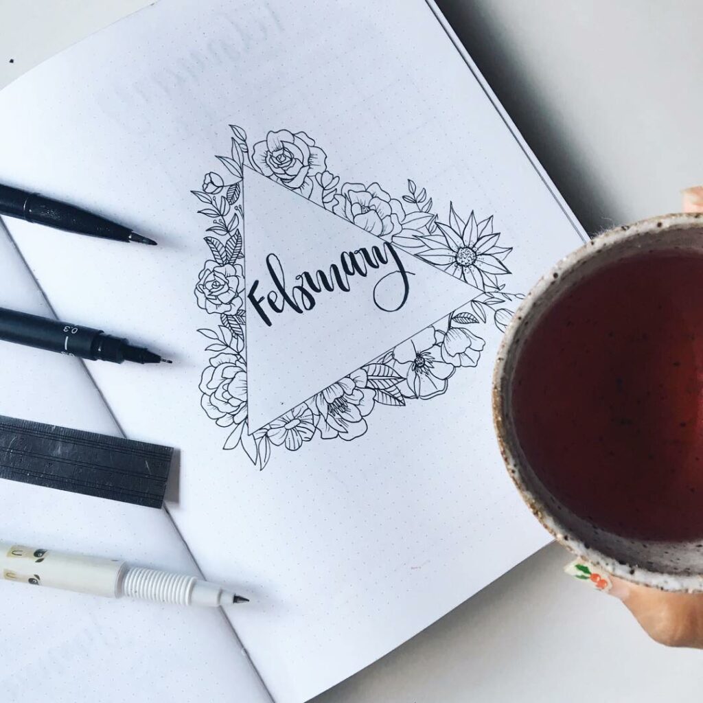 Flower Bullet Journal (15 Beautiful Floral Bujo Ideas For Your Spreads)