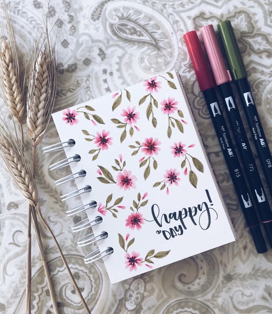 Flower Bullet Journal (15 Beautiful Floral Bujo Ideas For Your Spreads)