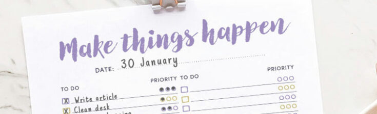 Free Printable To-do List for journals