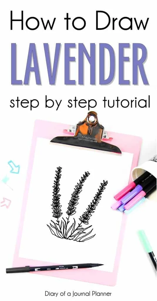 Simple black and white minimalist tutorial on how to draw lavender flowers. Perfect for bullet journals and botanical illustration designs. #doodle #doodles #drawings #howtodoodle #bulletjournal #bulletjournalideas #bulletjournalspread #bulletjournaling #bulletjournalinspiration #bujo #bujojunkies #bujolove #bujoinspire #bujocommunity #bulletjournaljunkies #bujoideas #bujoinspiration #planner #planneraddict #plannergirl #plannerideas #plannerpages