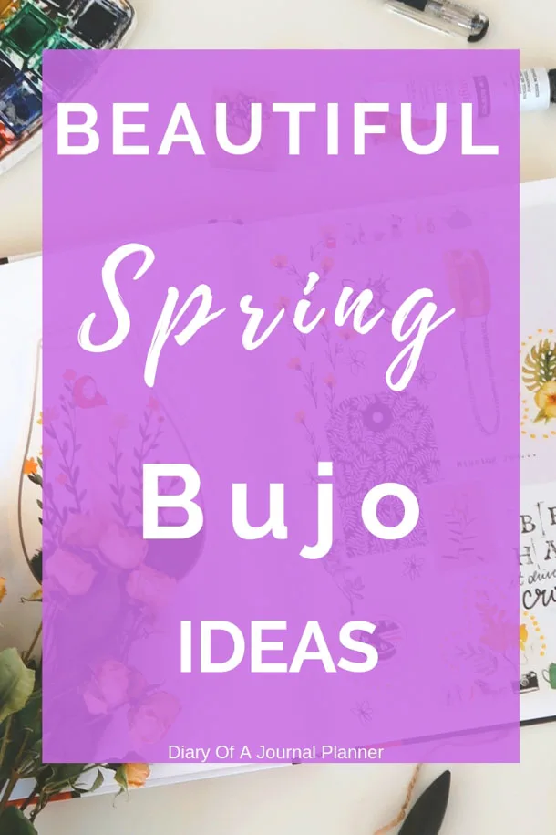 Beautiful Spring Bujo Ideas